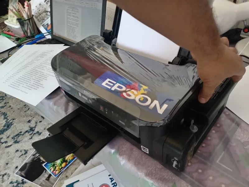 Epson M105 с Wi‑Fi, печатает также с телефона, новый 4