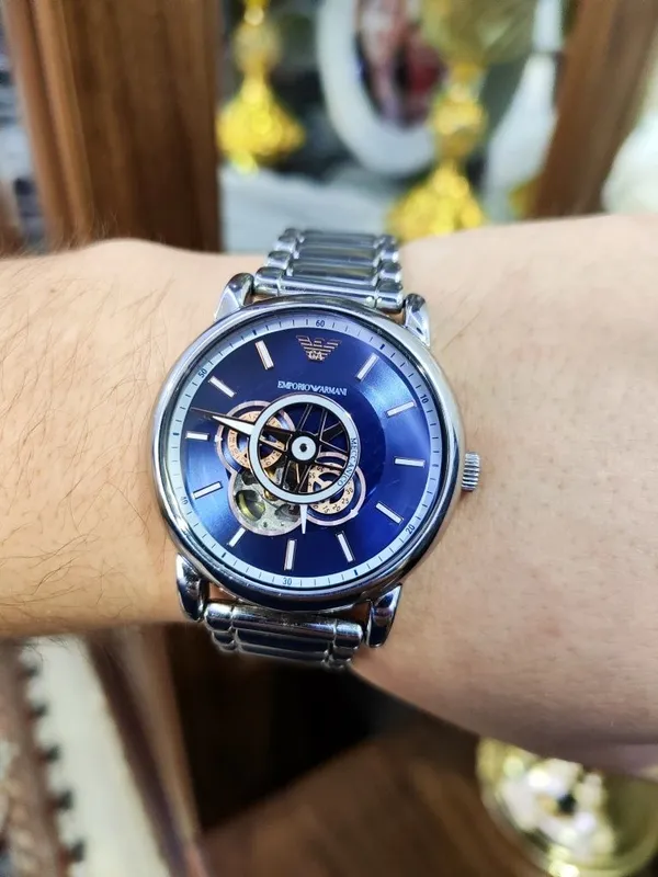 Итальянские механические часы Emporio Armani AR60036 Soat Mexanika