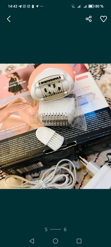 Эпилятор Braun Silk Epil, эпилятор, Браун, epilyator 5