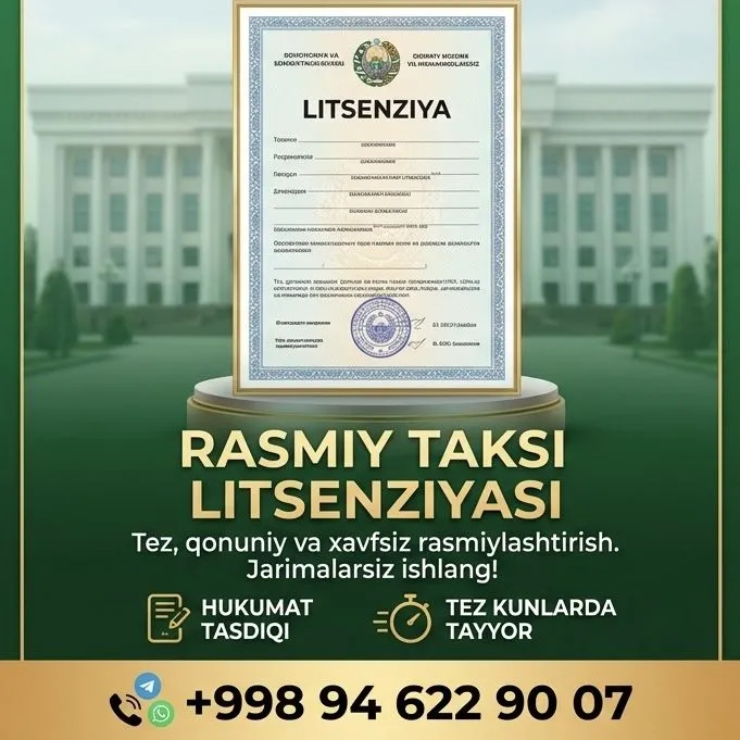 Litsenziya olib beramiz Litsenziya olib beramiz
