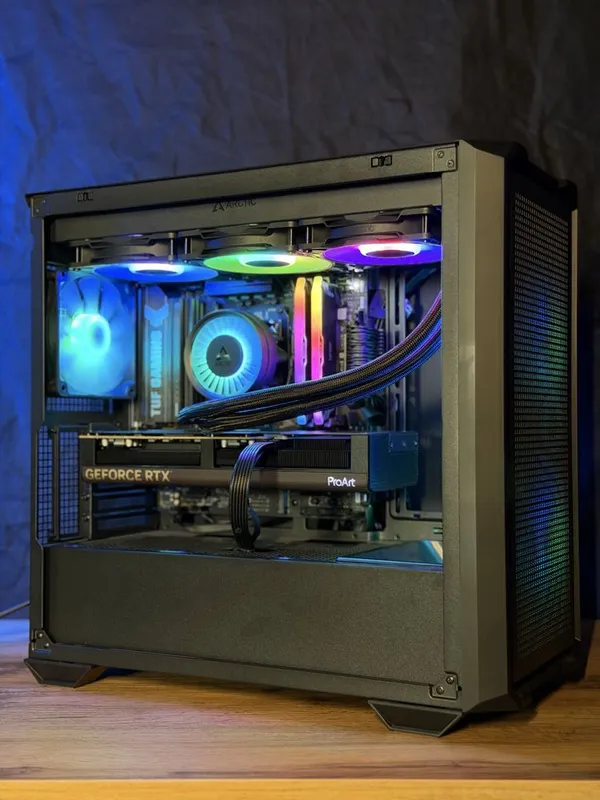 Dizayn va montaj uchun moshniy kompyuter amd 9800x3d/ RTX 5080 — фото 6