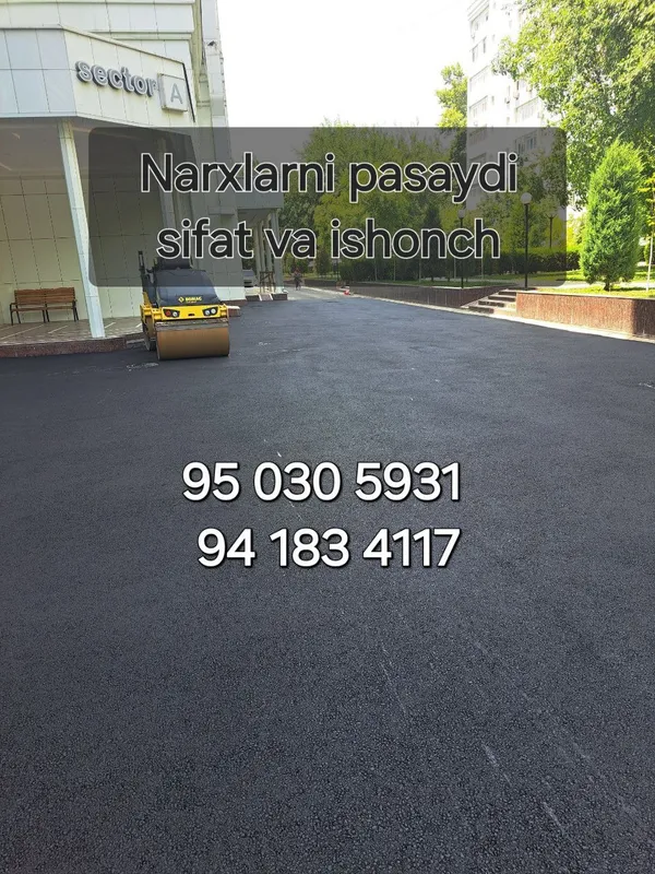 Asfalt yotqizish xizmati Asfalt yotqizish xizmati
