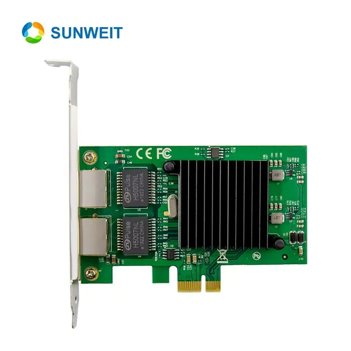 PCi-e Intel i350-T2 Dual RJ45 GigabitСетевая карта 2