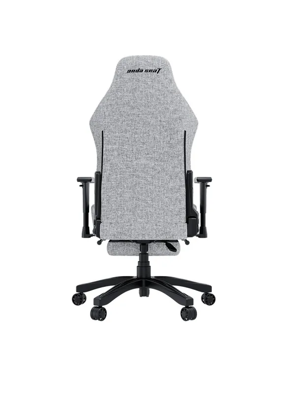 Игровое кресло Anda Seat Luna Pro, с подголовником, наклон спинки, Gray Fabric, ткань EverSoft — фото 3