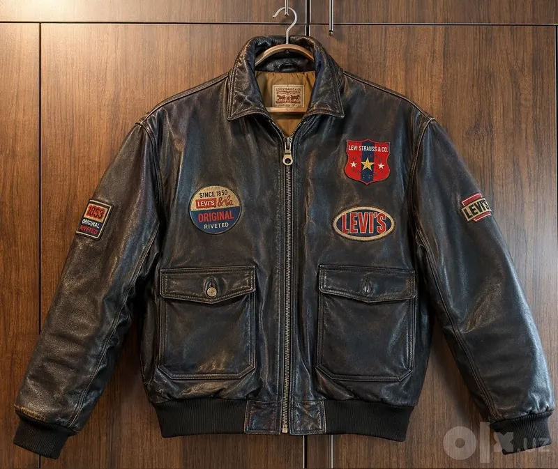 Оригинальная винтажная кожаная куртка Levi’s 2 Оригинальная винтажная кожаная куртка Levi’s 2