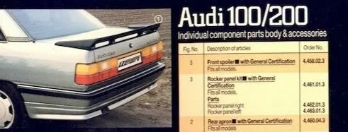 Спойлер Zenber/Votex AUDI 100/ 200/2000/5000 Quattro HECKSPOILER 6 Спойлер Zenber/Votex AUDI 100/ 200/2000/5000 Quattro HECKSPOILER 6