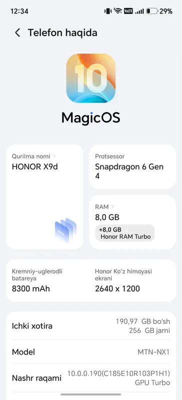 honor x9d 256 gb reddish 8 3 honor x9d 256 gb reddish 8 3