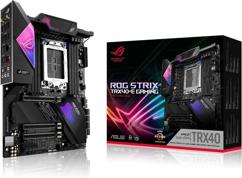 ! MB ASUS ROG TRX40-E GAMING Wifi anakartasi, QQS bilan narxi 1 ! MB ASUS ROG TRX40-E GAMING Wifi anakartasi, QQS bilan narxi 1