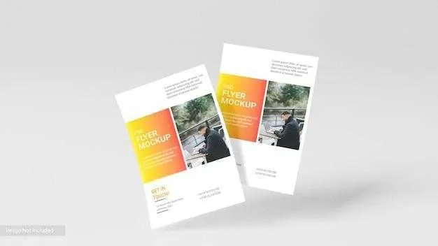 Flayer — aksiya va chegirma reklamasi, tez va sifatli