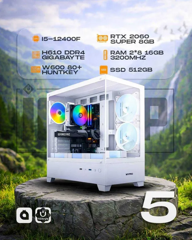 i5-12400F / RTX 2060 Super / 16GB / 512GB