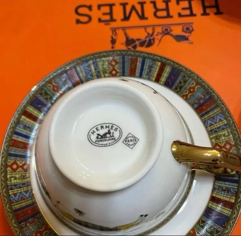 Чайный сервиз Hermes 15 предметов 6 Чайный сервиз Hermes 15 предметов 6