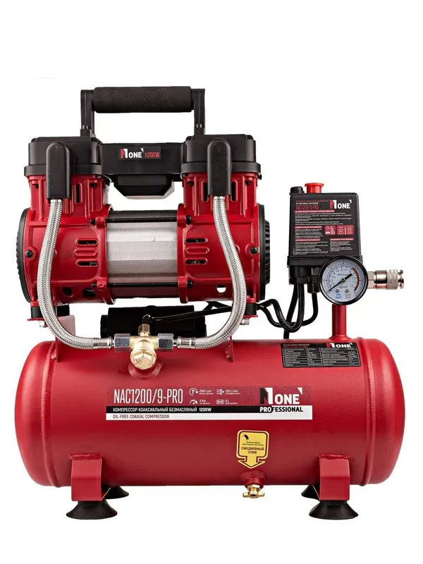 Kompressor bezshumniy NUMBER ONE NAC1200/9-PRO Безмасляный компрессор 2