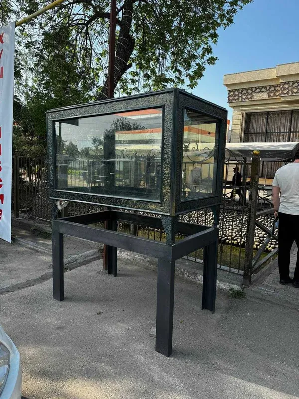 Витринные аквариумы для торговли рыбы в кафе или ресторанах.