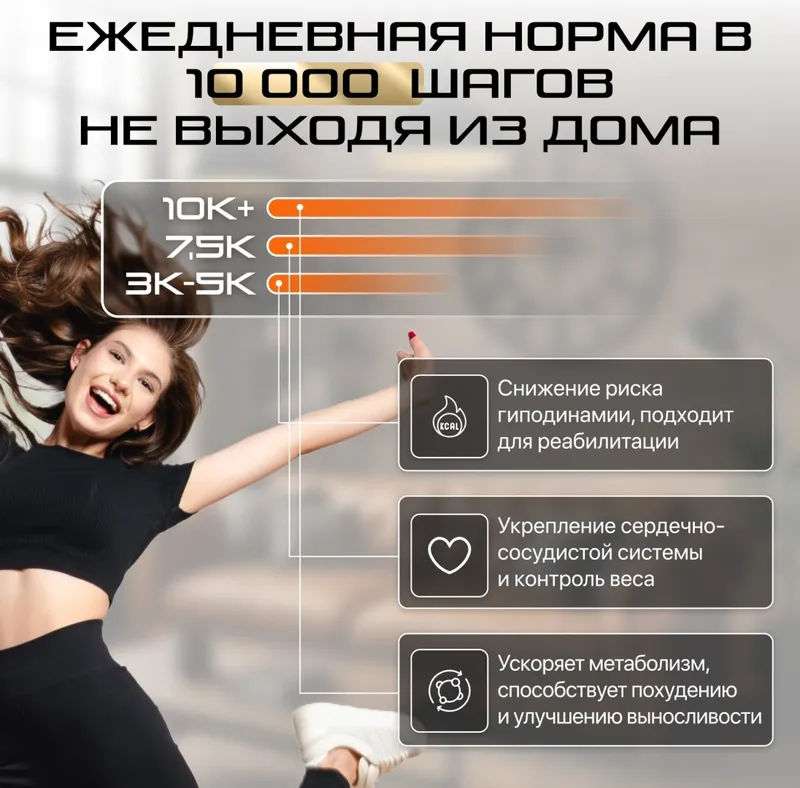 Беговая дорожка Genau New Stride X White — фото 1