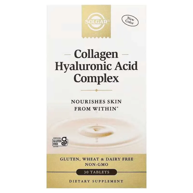 Solgar Collagen Hyaluronic Acid Complex (30 таблеток)