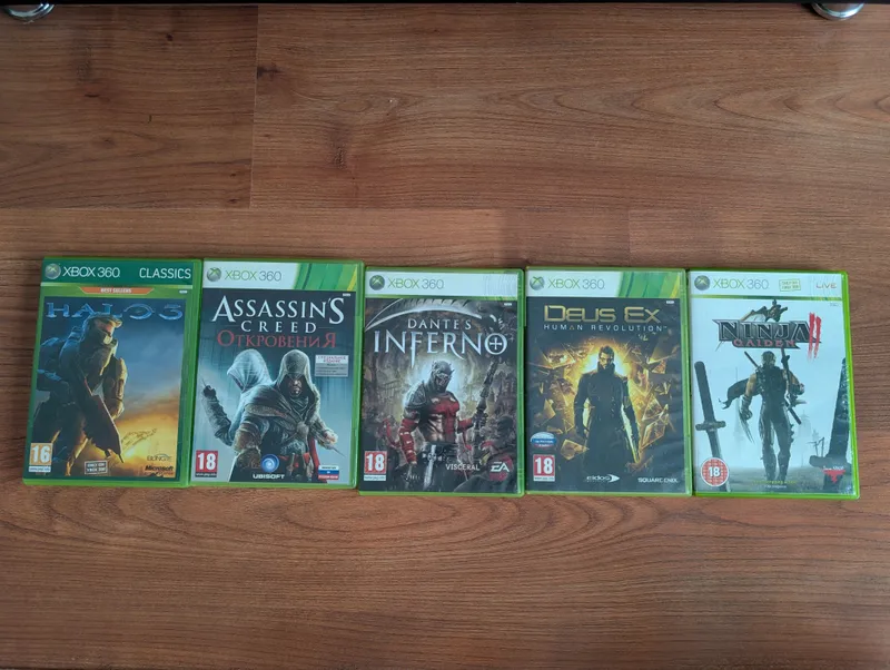 Диски с играми для xbox