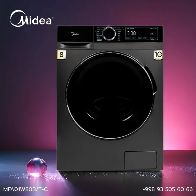 Стиральная машина Midea Inverter 8 кг MFA01W80B/TC