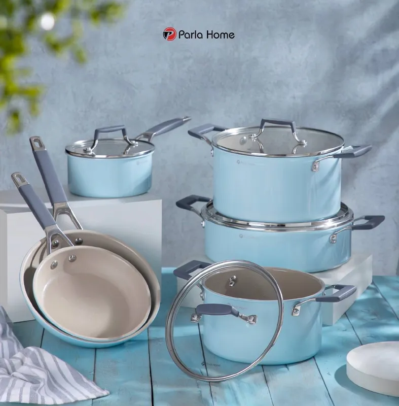 Набор посуды Parla Home Nubira Series из хрустальной керамики, 10 предметов 2 Набор посуды Parla Home Nubira Series из хрустальной керамики, 10 предметов 2
