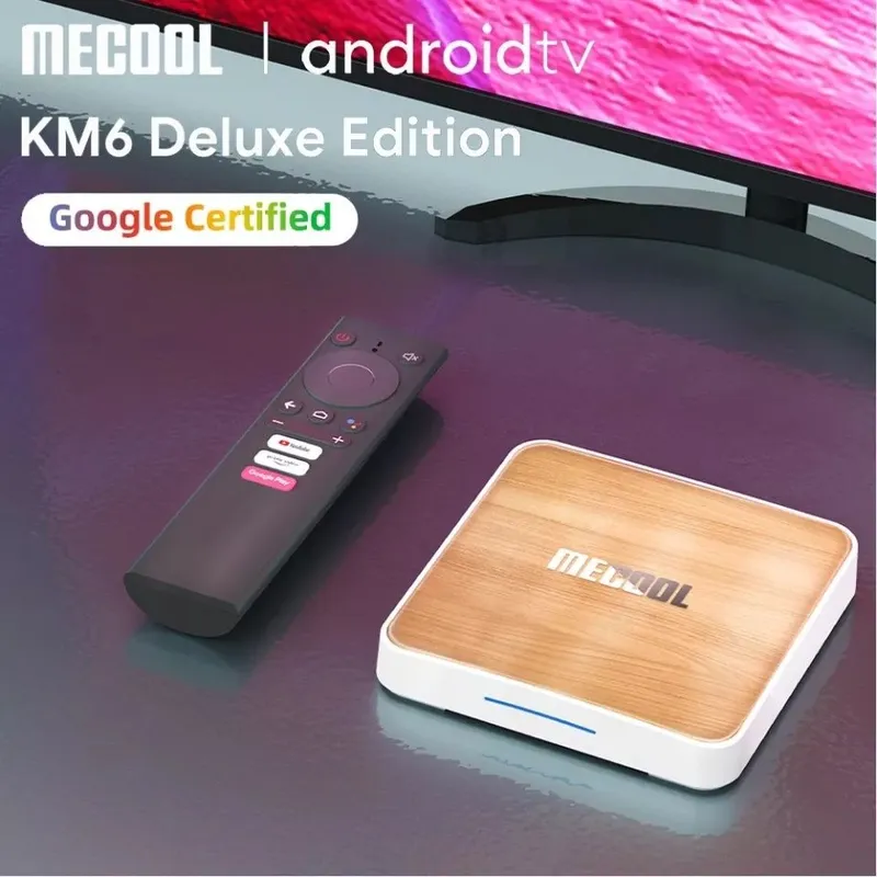 СКИДКА‼️SmartBoxMecool KM6 4/64гб android.Прошивка+Доставка shx