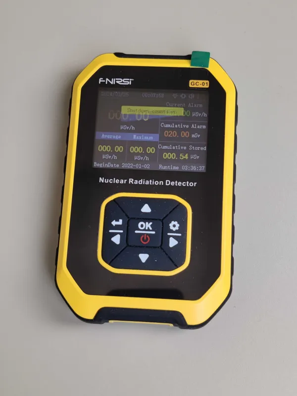 FNIRSI GC-01 Дозиметр, индикатор радиоактивности, счетчик Гейгера