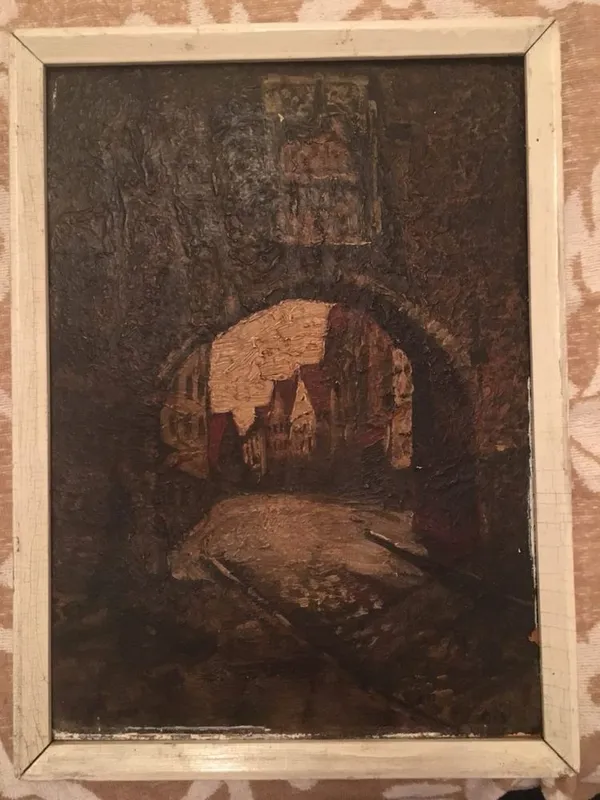 Картина «Таллин». Автор И.Вепхвадзе. 1980гг