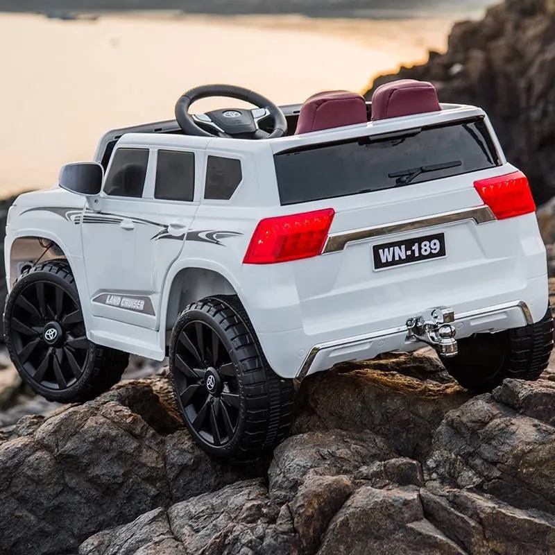 Toyota Land Cruiser 200 детская машина с пультом, электромобиль 4