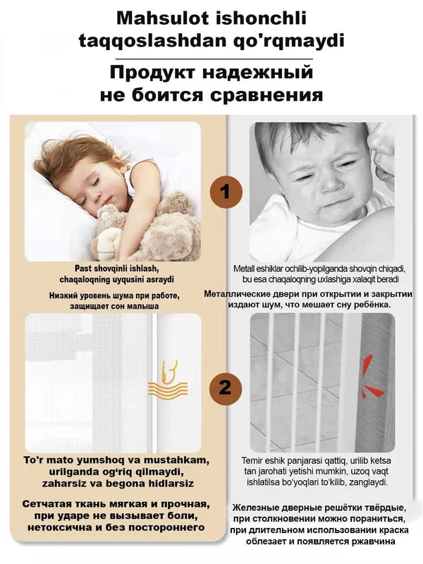 Ворота безопасности для детей, собак, барьер для проемов и лестниц — фото 4