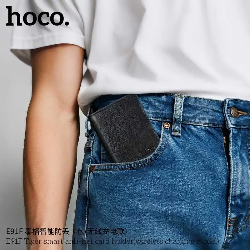 Hoco E91F Wallet Tag Смарт держатель картхолдер с защитой от потери — фото 6
