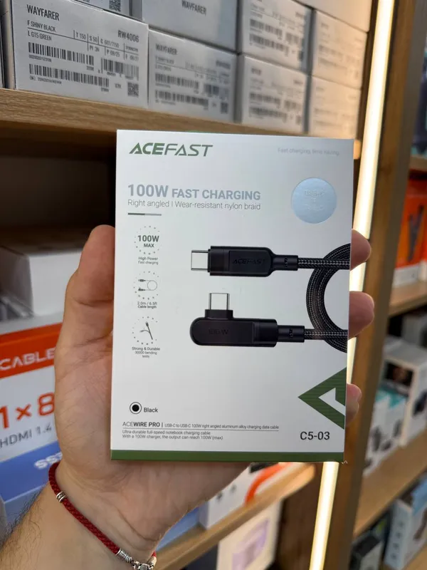 Угловой кабель Acefast
