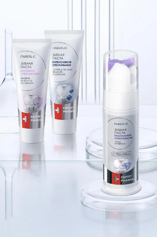 «Vizual oqartirish» Expert Pharma tish pastasi — фото 1