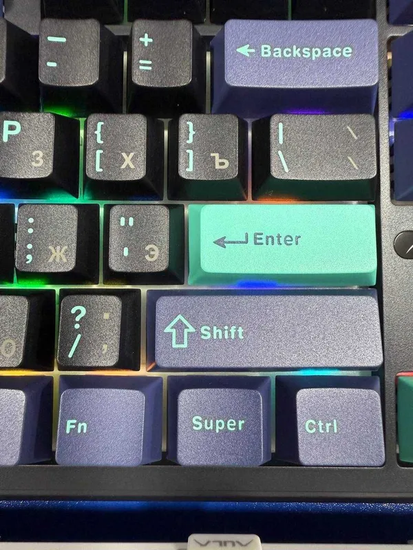 Механическая беспроводная клавиатура Aula F87 pro RU/EN оригинал — фото 3
