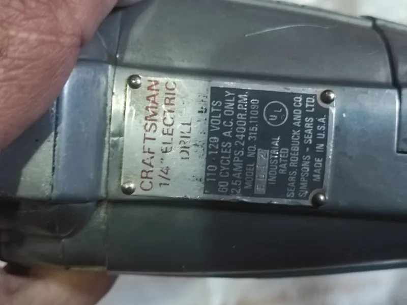 Продам винтажную дрель Sears Craftsman 4 Продам винтажную дрель Sears Craftsman 4