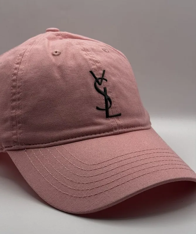 Кепка женская YSL розовая — фото 1