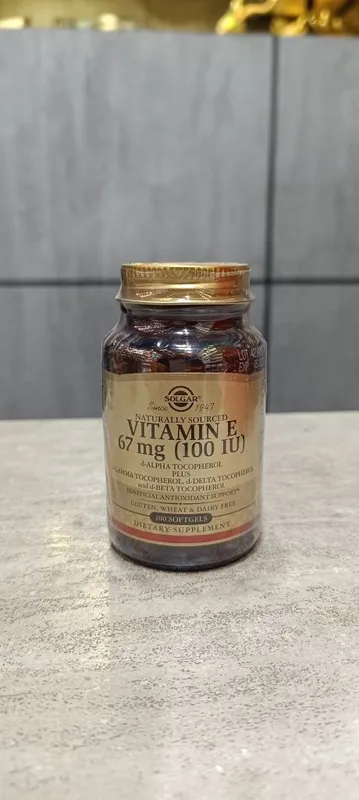 Solgar vitamin E 67 mg 100 iu 100 softgels