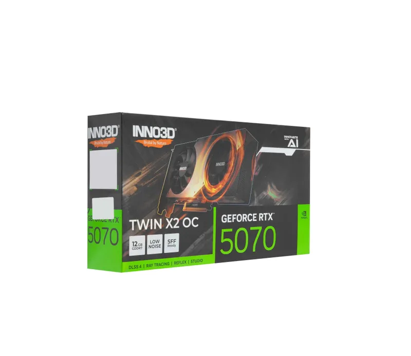 - Видеокарта Inno3D GeForce RTX 5070 Twin X2 12GB 4 - Видеокарта Inno3D GeForce RTX 5070 Twin X2 12GB 4