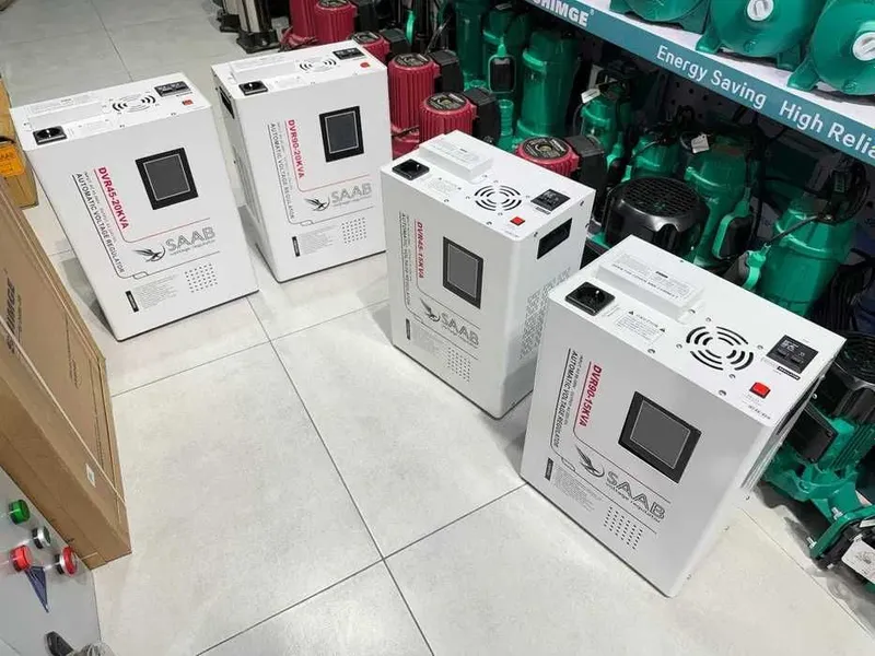 Stabilizatr 20 kva SAAB 45v дан кутарадиган стабилизатор напряжения — фото 1