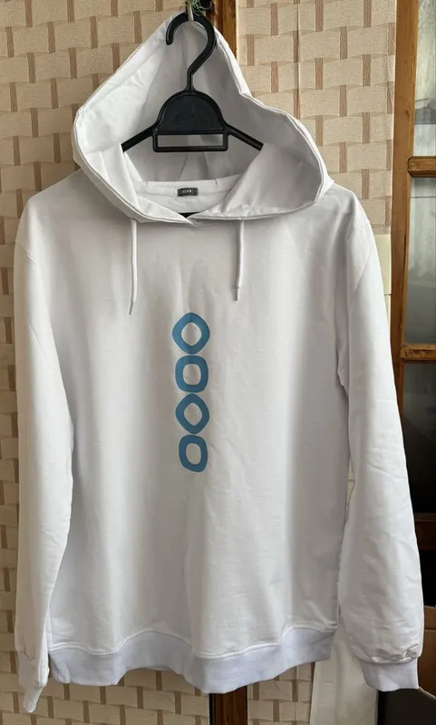 Худи белое, абсол. новое, разм. L-XL 1 Худи белое, абсол. новое, разм. L-XL 1