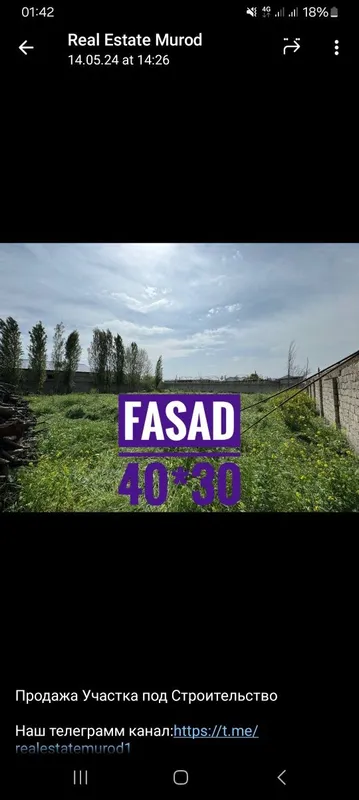 Yunsobid zenit hasanboyda yer sotiladi 12sutu 2 Yunsobid zenit hasanboyda yer sotiladi 12sutu 2