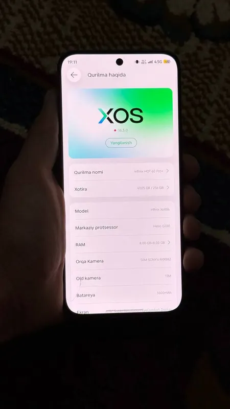 infinix hot 60 pro plus 256gb sotiladi 3