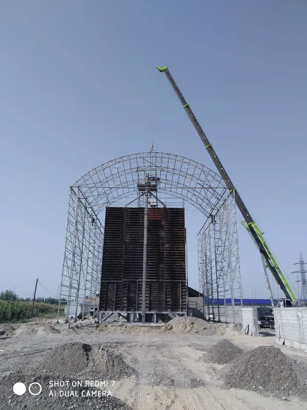 Кантинер металл профилдан том навес курамиз