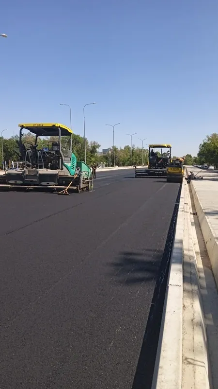 Асфальт ишлари Асфальт хизмати Asfalt yotqizamiz qashqadaryo asfalt — фото 3