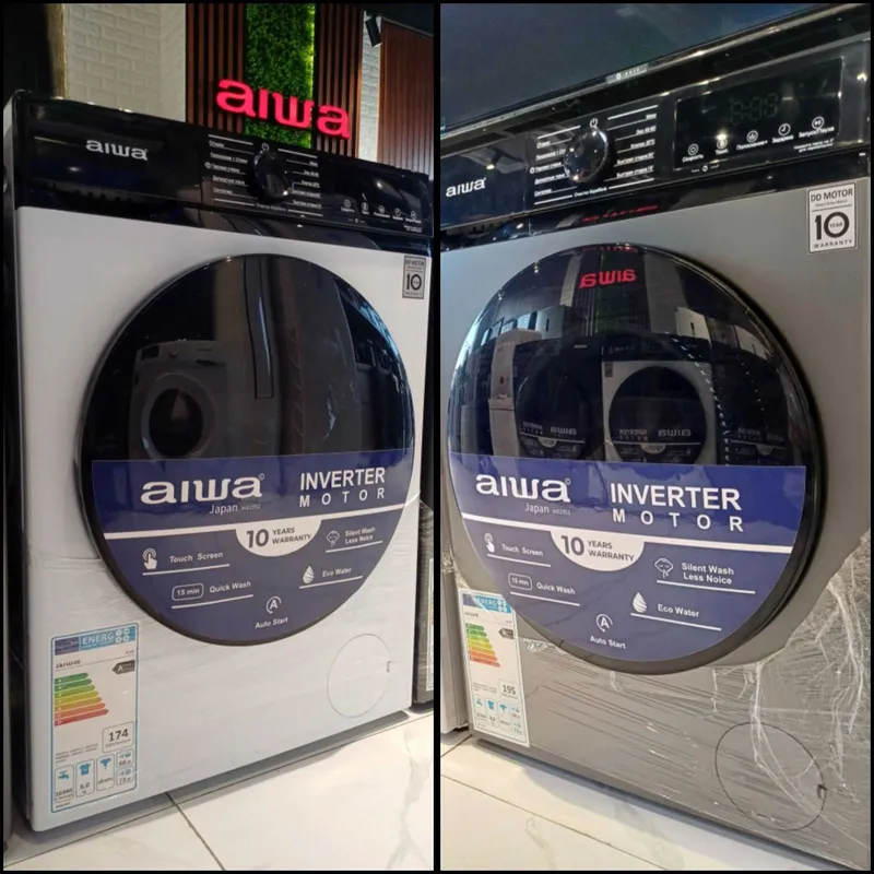 Стиральная машина Aiwa 10,8,6 кг инвертор матор пар склад Стиральная машина Aiwa 10,8,6 кг инвертор матор пар склад