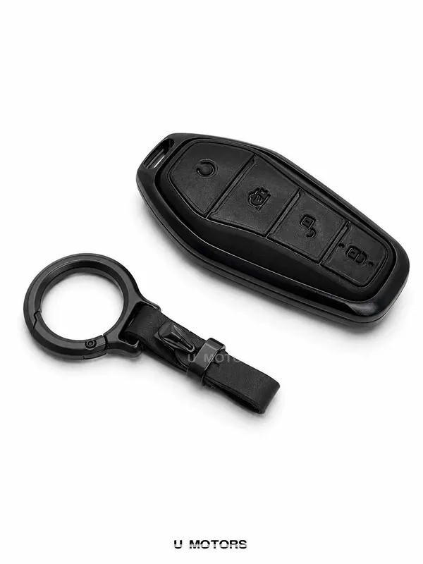 Чехол для ключа (пульта) из натуральной кожи для BYD/ Toza charm pult — фото 4