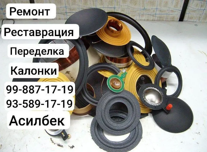 Ремонт, реставрация, переделка любых динамиков, сабвуферов в отличном