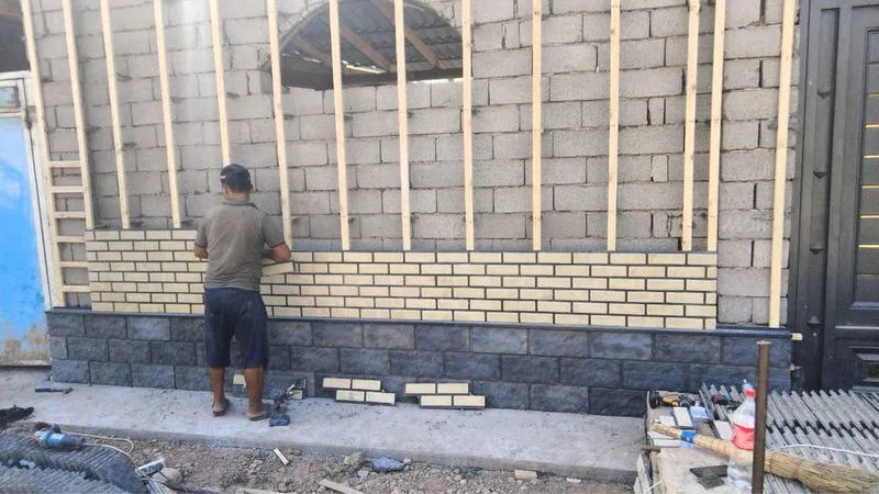 Fasadni plitka samarqand . Manzil supperda 3