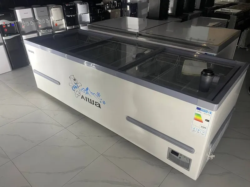 Морозильники Aiwa japan инвертор ларь глухой и прозрачный склад 5