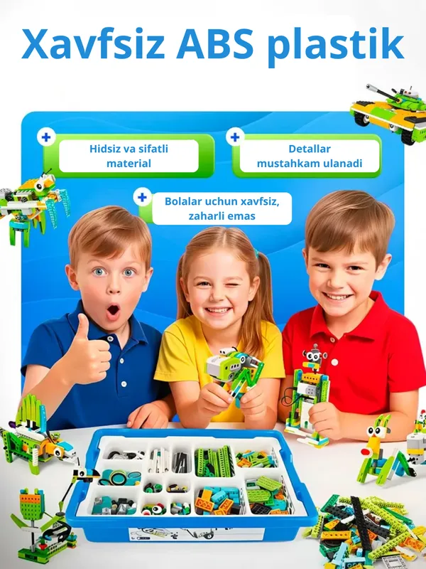 WeDo 2.0, Robototexnika, LEGO, Stem oʻyinchoq — фото 6