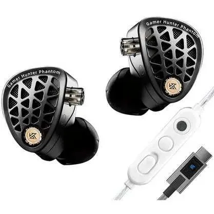 Наушники KZ Phantom Gaming IEMs, 3,5 mm with mic/USB-C — фото 6