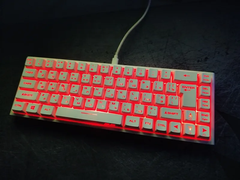 клавиатура 2E Gaming KG350 White Мембранная клавиатура 2E Gaming KG350 White Мембранная