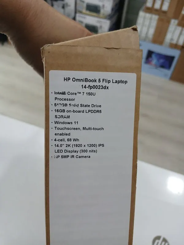 Hp omnibook core7-150u 16/512 5 Hp omnibook core7-150u 16/512 5